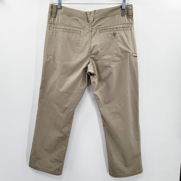 Toad & Co Departure Outdoor Pants Khaki Tan Multiple Pockets Men's Size 34 - Picture 2 of 11